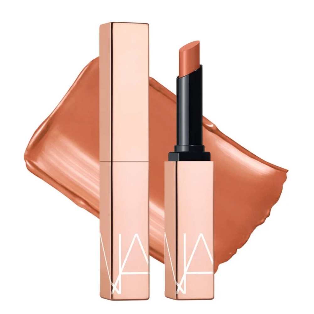 NARS Afterglow Sensual Shine Lipstick | Shade - Voyeur 201 Soft Warm Brown